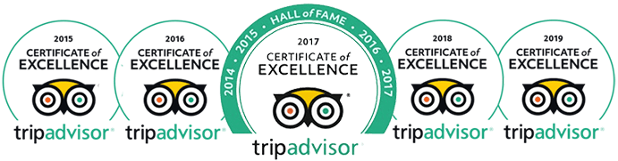 Tripadvisor Excellence Badges